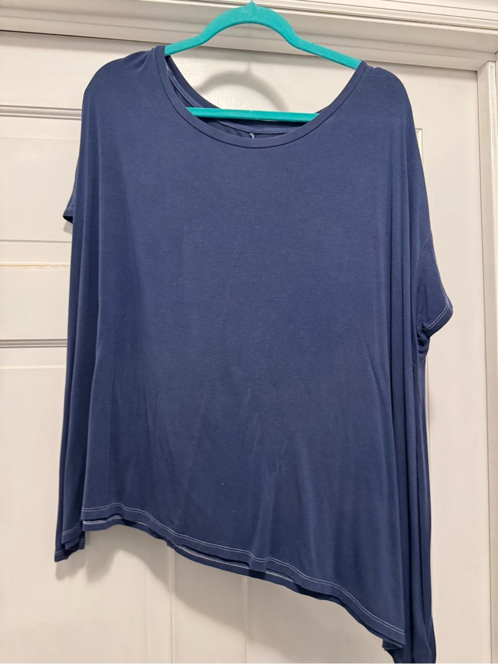 American Eagle Outfitters Relaxed Scoop Neck Tunic - Navy Blue